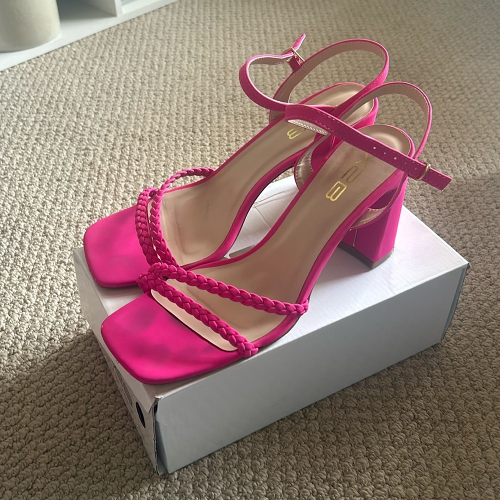 Hot pink heels